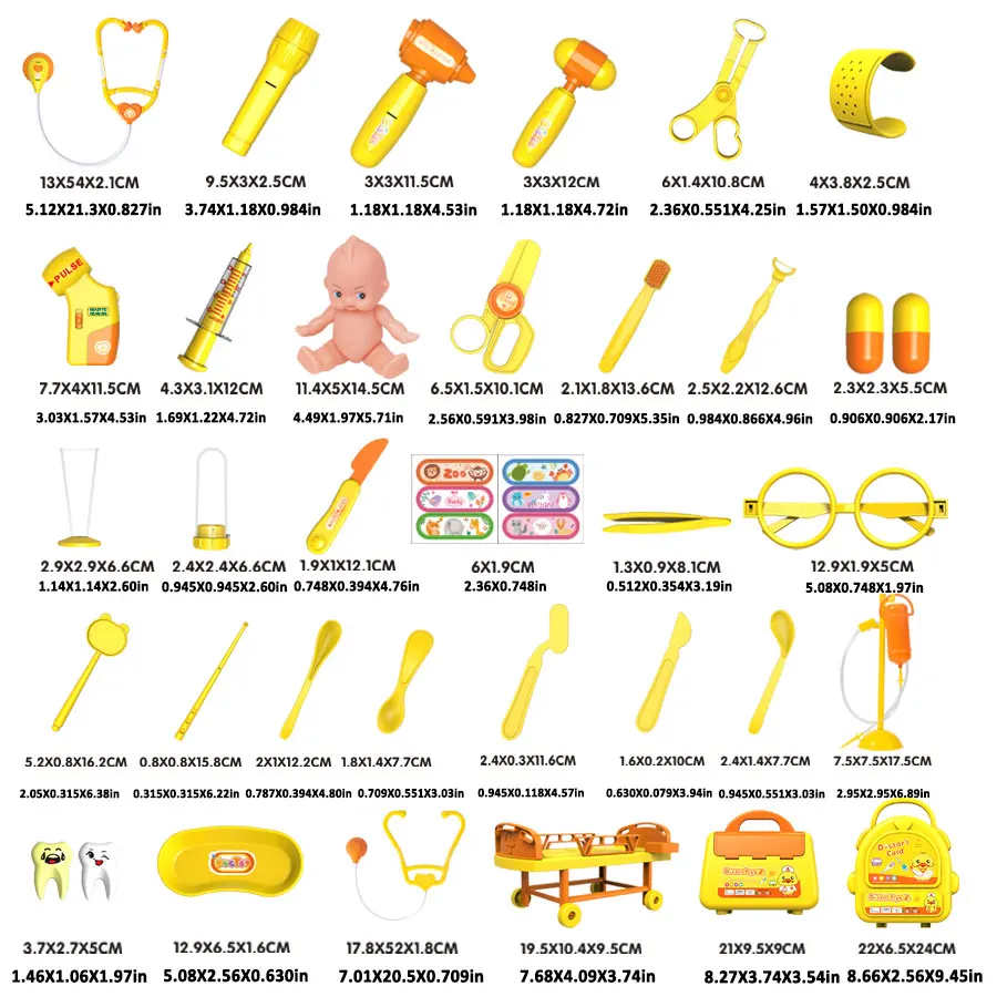 أطباء الأطفال والممرضات وأطباء الأسنان وألعاب لعب الأدوار وسماعات الطبيب المحاكاة والأطقم الطبية وهدايا عيد الميلاد للذكور والإناث