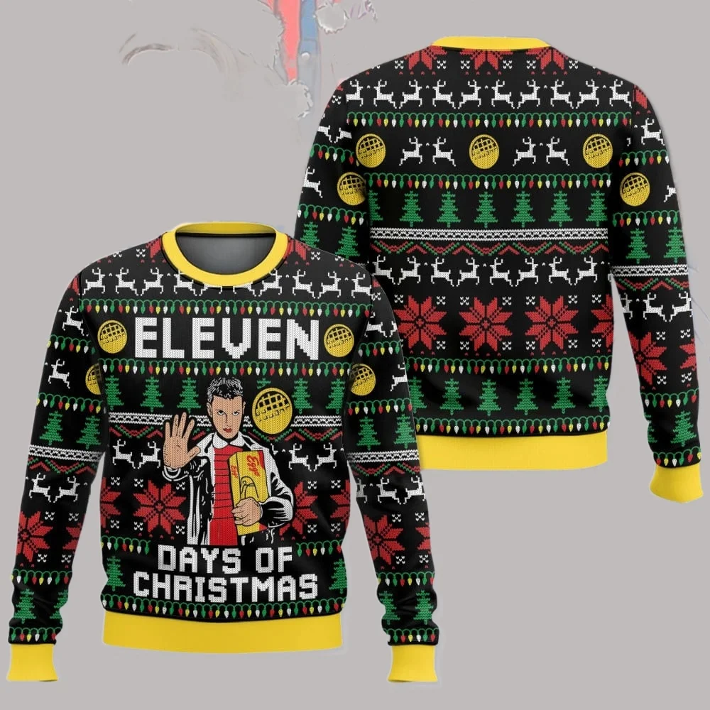 Have A Hellfire Xmas Eddie Munson Ugly Christmas Sweater Funny Holiday Party Pullover Sweaters for Men Women Xmas Gift 2026
