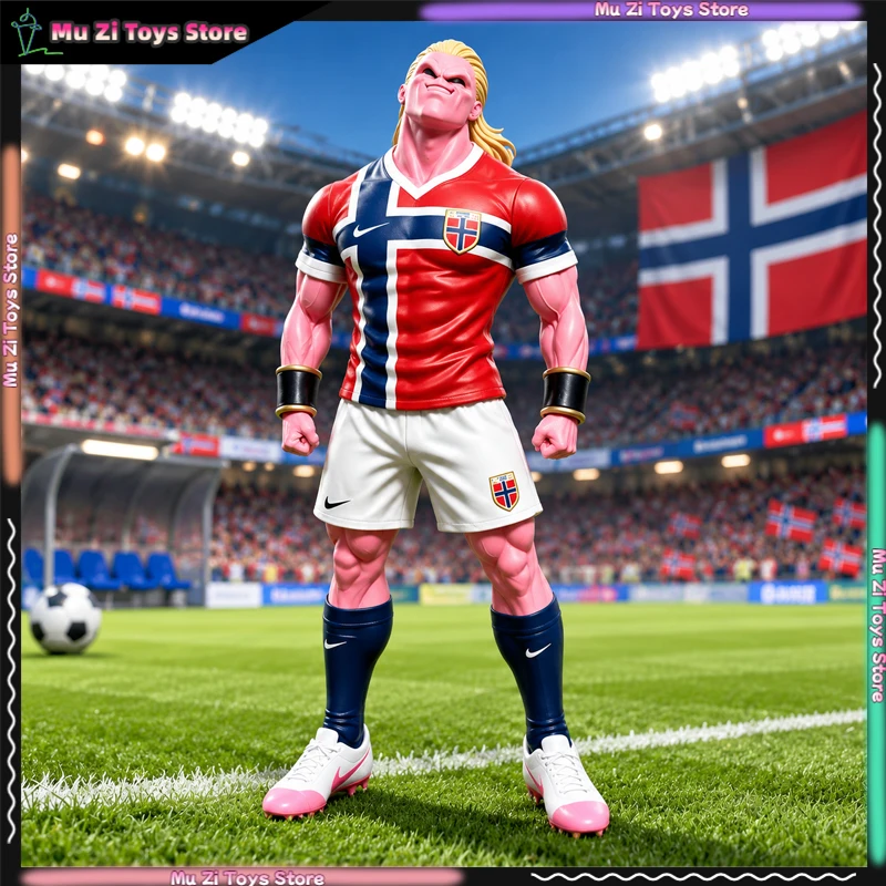Nueva figura de acción de Dragon Ball, con el personaje de Haaland y Majin Buu, ideal como adorno de escritorio, objeto de colección y regalo para adultos y fans del anime.