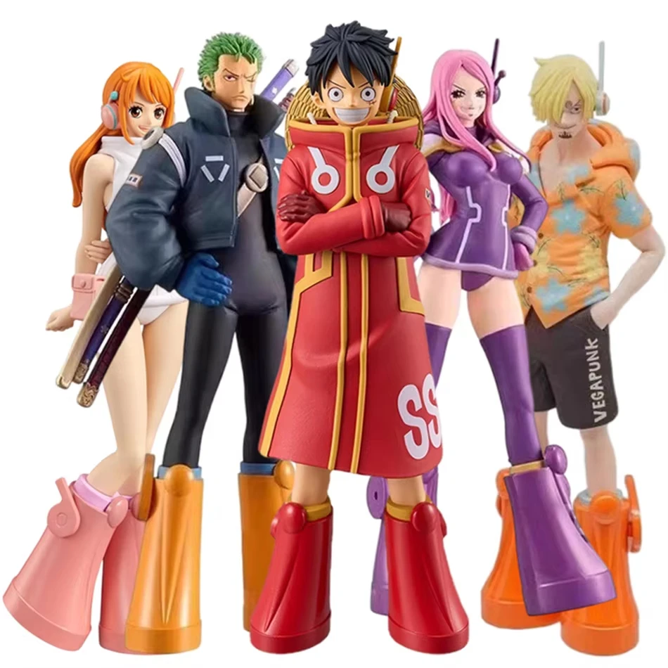 Hot One Piece Anime Figure 17cm Luffy Zoro Chopper Nami Action Figure Land Of Wano Toys For Kids Gift Collectible PVC Model Doll