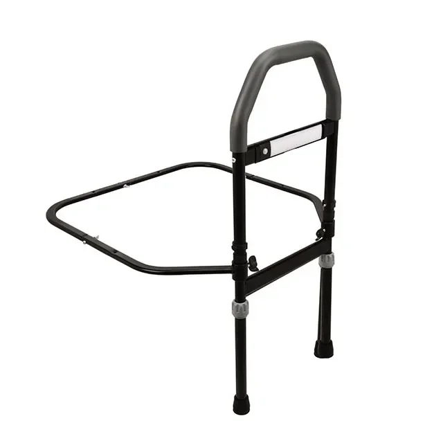 Bed rail with pocket and lamp Adjustable Heights Bed Rail Safety Assist Handle Bed Railing for Elderly