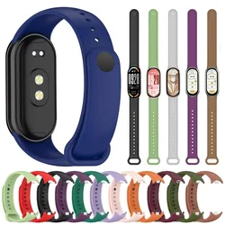 Soft Silicone Strap for Xiaomi Mi Band 10/9/8 NFC Smart Watch Replaceable Bracelet for Mi Band 8/9 Sport Wrist Strap Accessories