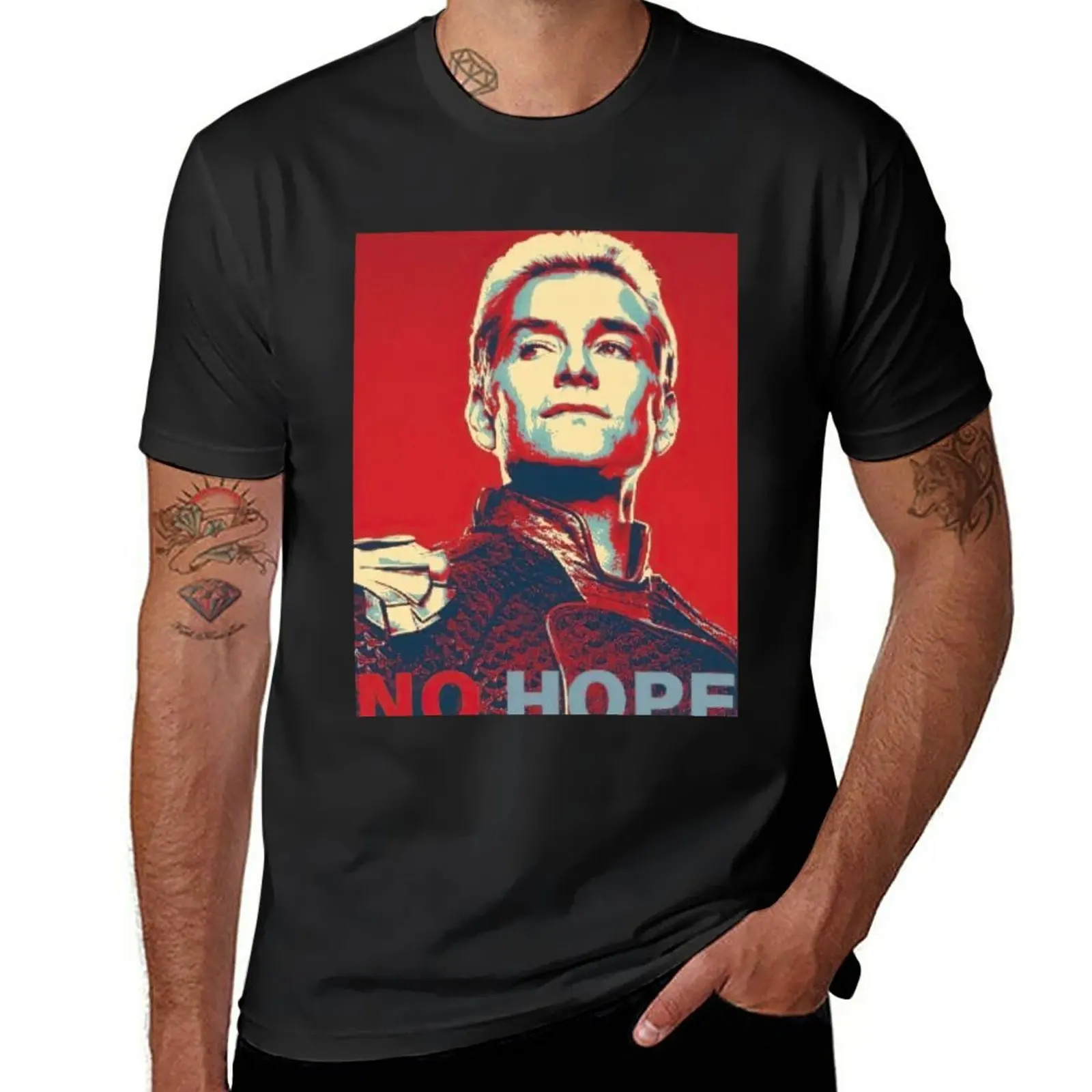 New Homelander No Hope T-Shirt custom t shirts design your own blondie t shirt sublime t shirt plain black t shirts men