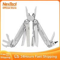 NexTool Edc Pocket Multitool Pliers Survival Knife Folding 19 In 1 Tools Camping Knife Saw For Wood Hand Scissors Multi-Tool Awl