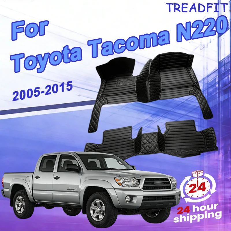 Alfombrilla resistente a la suciedad para coche, accesorio para Toyota Tacoma N220, N240, N250, N260, N270, 2005 ~ 2015