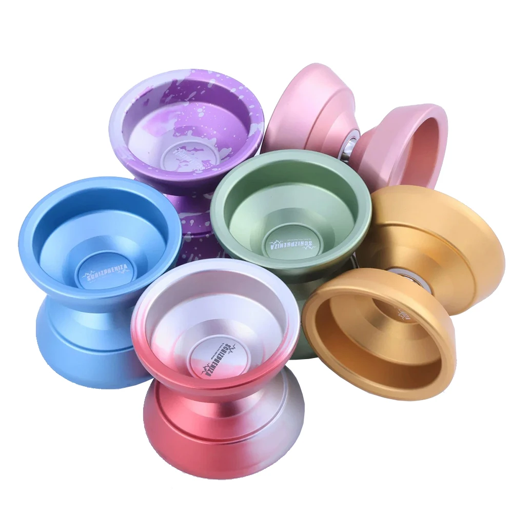 Yoyo Professional 7075 aluminum alloy With 10 Ball Bearing High Speed Unresponsive Yo Yo Classic Toys For Kids