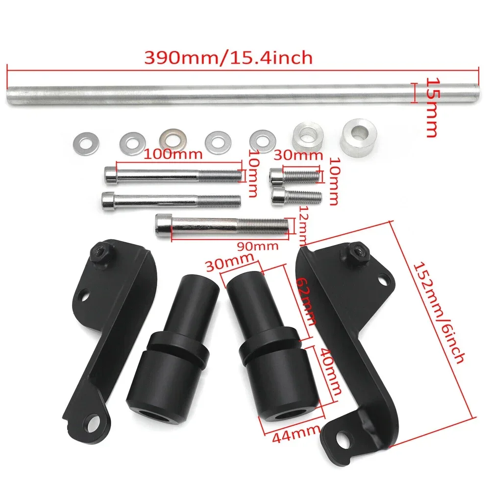 Motorcycle Parts No Cut Frame Slider for Honda 2003-2006 CBR 600RR CBR600RR RR Black