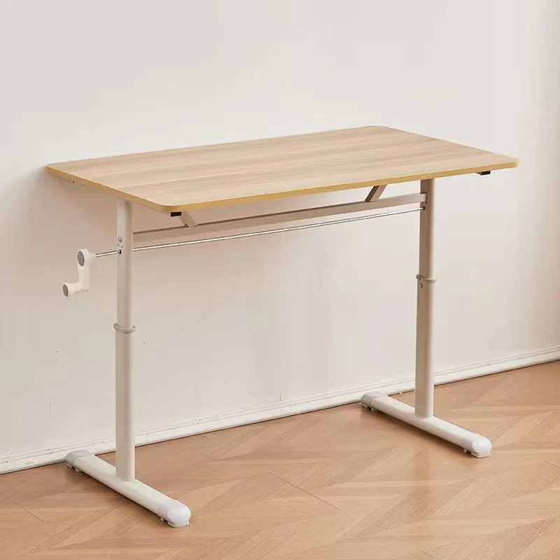 Ergonomic Modern Office Furniture Height Adjustable Metal Frame Computer Desk with Hand Crank Stand Desk