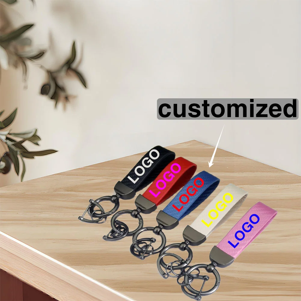 

Leather Keychain Personalized Customization Name Photo Customization Keychain Car Key Parts Logo Mini Album Label Key ring Gift