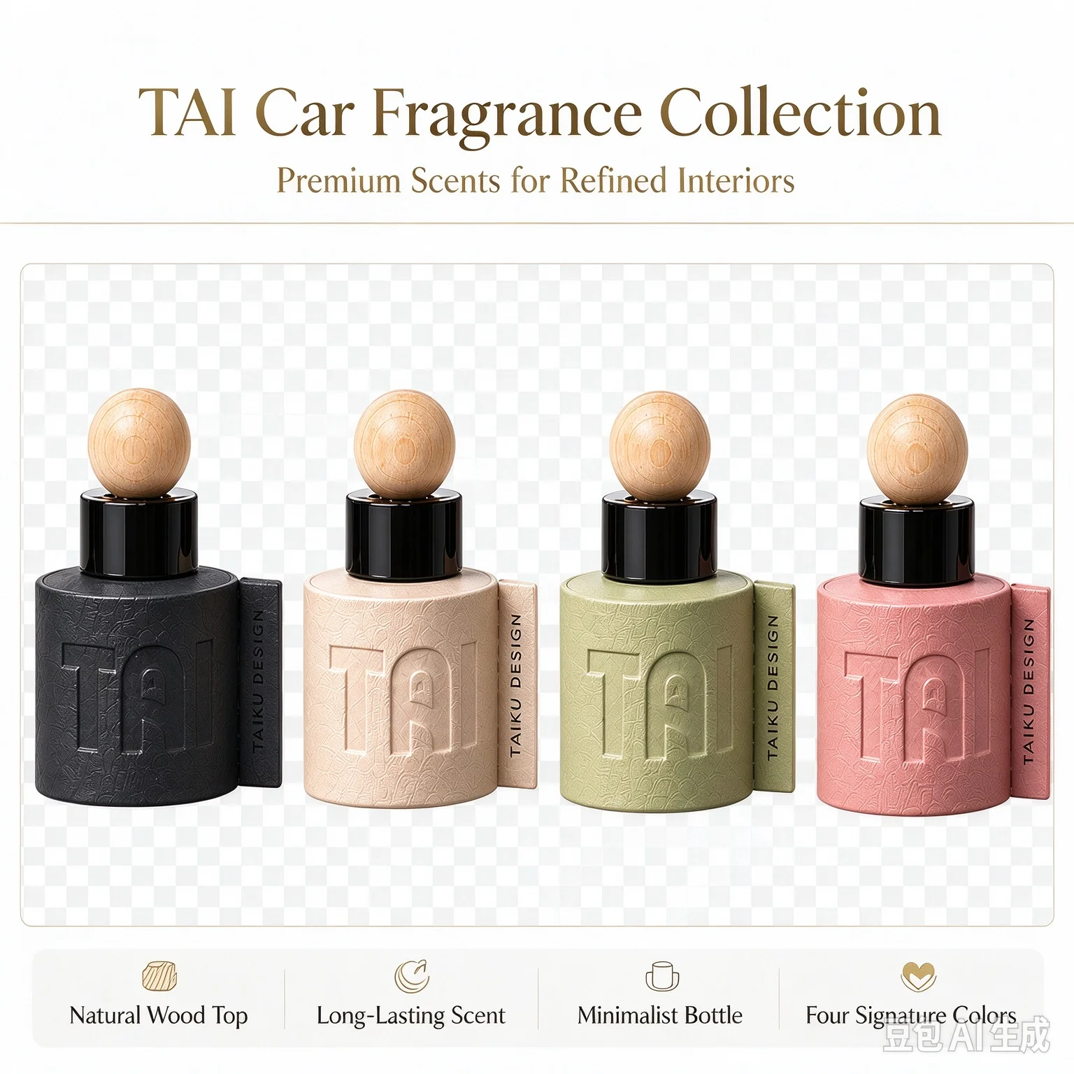 Car Air Freshener Long Lasting Essential Oil Diffuser Flameless Aromatherapy Perfume Deodorant Ornament Gift Factory Direct