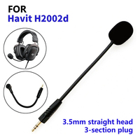 1Pc Havit H2002D 3.5mm Microphone Replacement Gaming Headset Mic For E-sports Games Compatible With Havit H2002D