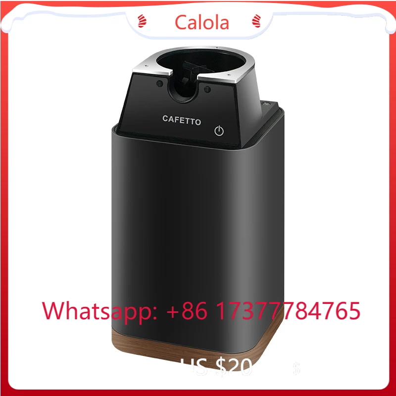 Countertop Portafilter Automatic Cleaner, Knob Design Coffee Machine Cleaner for Espresso Residue Removal