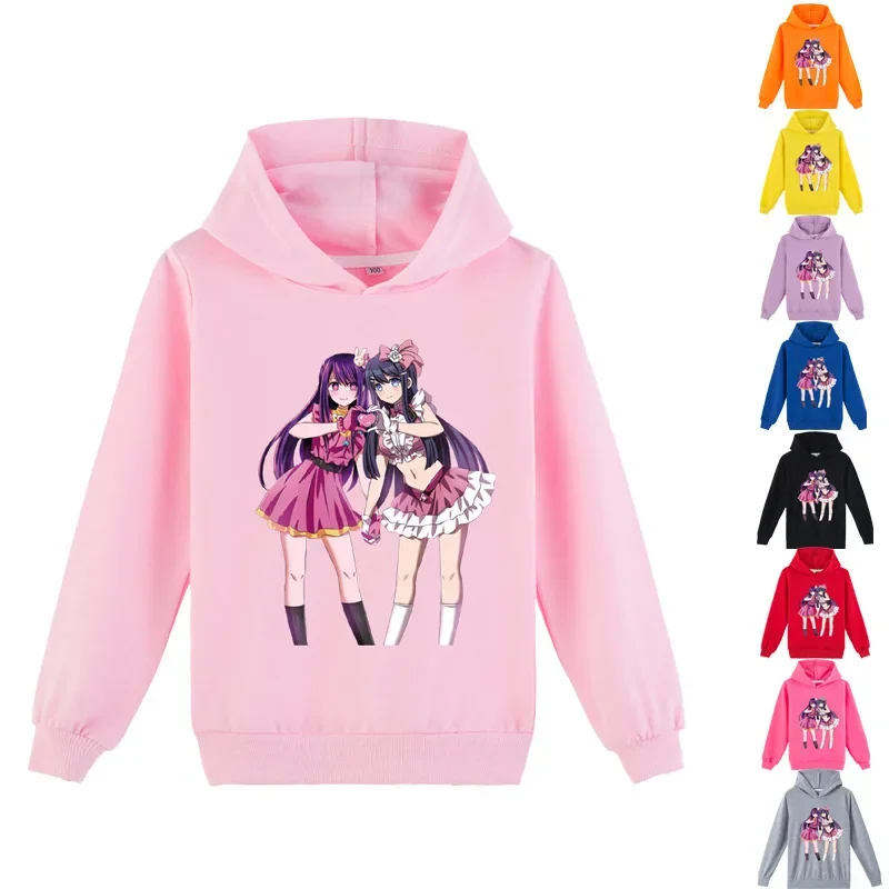 

tHoshino Ai Anime hoodie OSHI NO KO hoodie Japanese Girls Clothing cosplay Kids Kawaii Cartoon Anime Harajuku Boys