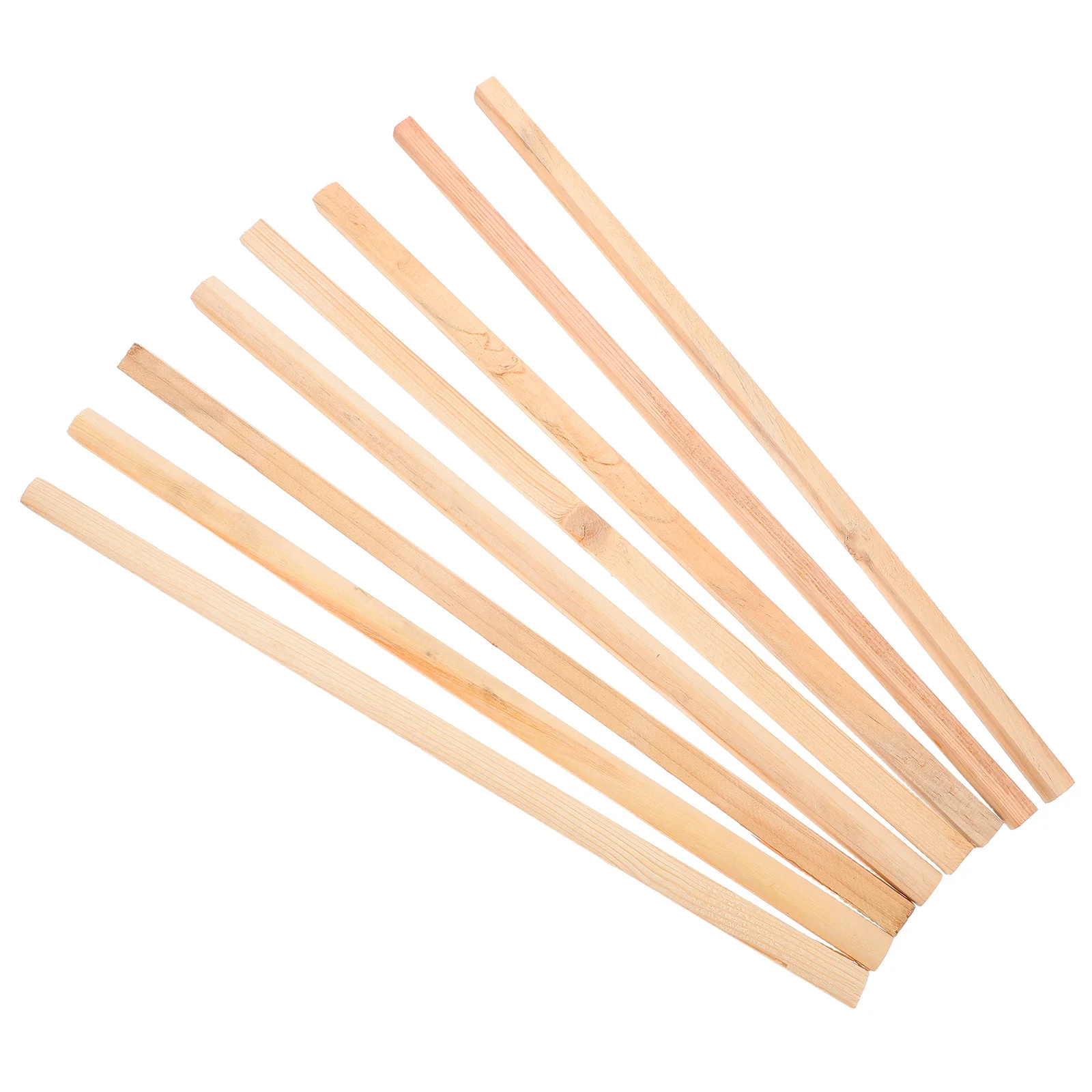 8 قطعة ملحقات تركيب التمرير العصي الخشبية قضبان عرض قوية للخط الفني الملصقات اللوحة أقطاب معلقة