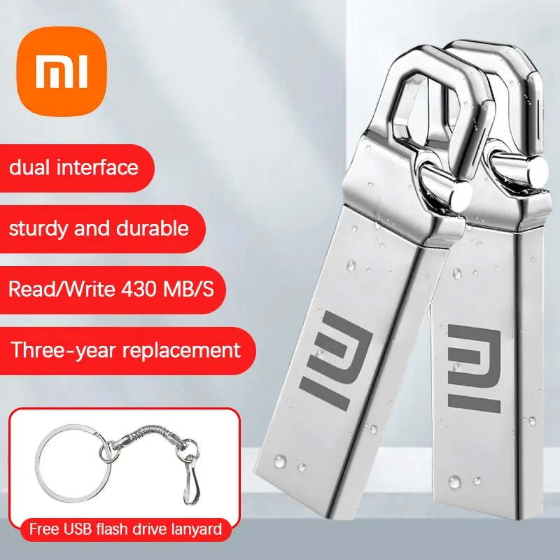 Xiaomi Usb Flash Drive High Speed Pen Drive 2Tb 1Tb Usb 3. 0 Geheugenstick 512Gb Flash Pendrive Metal Memoria Usb Schijf Voor Pc Mac