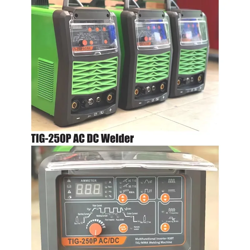 Digital 220V TIG 200A AC DC Pulse Argon Arc Welder TIG MMA Inverter Welding Machine For Aluminum Welding