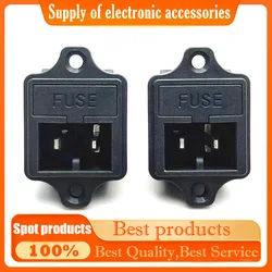 AC power socket 2-in-1 with fuse socket with two ear fixing holes Car refrigerator special socket