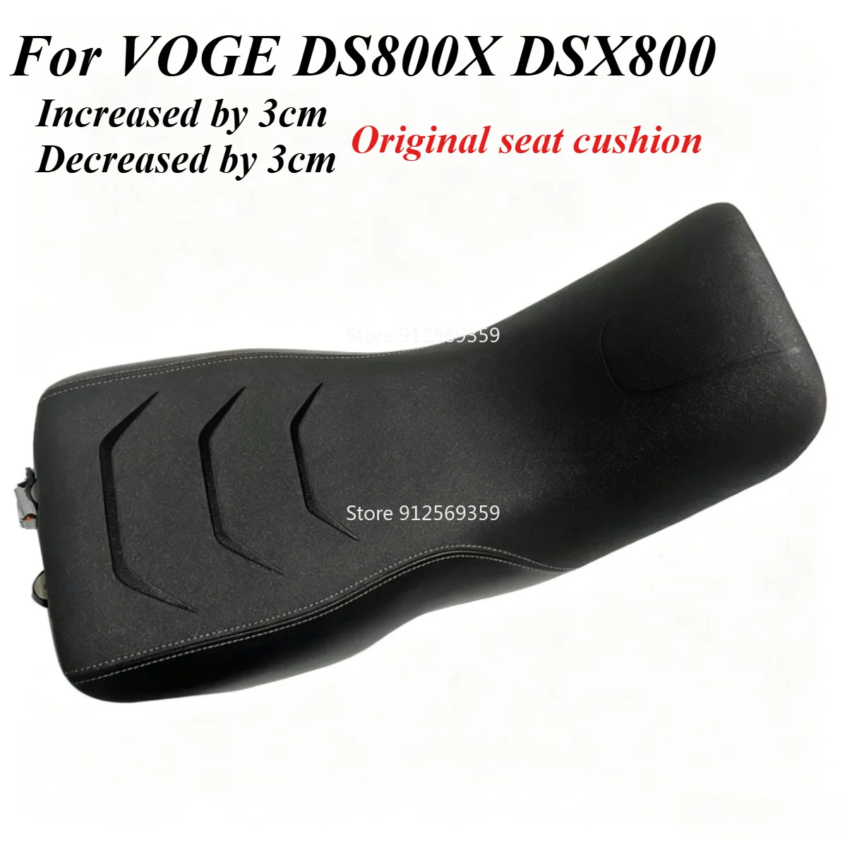 For VOGE DS800X DSX 800 Motorcycle Original Seat Lowered 3CM Seat Comfort Ride Height Reduction Lowering Increased by 3cm