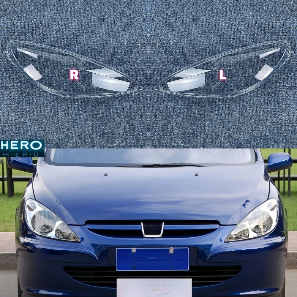 For Peugeot 307 2003 2004 2005 2006 2007 Car Accesorries Headlight Rubber Cover Replace The Original Lampshade