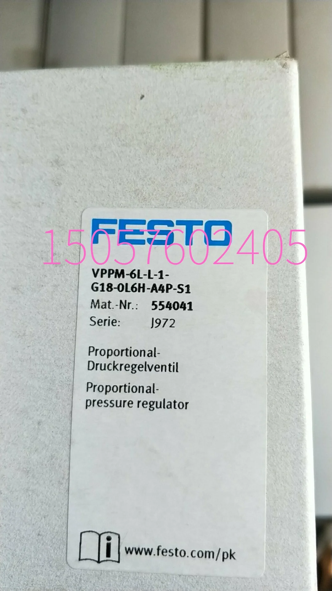 [UNK][UNK]FESTO VPPM-6L-L-1-G18-0L6H-A4P-S1