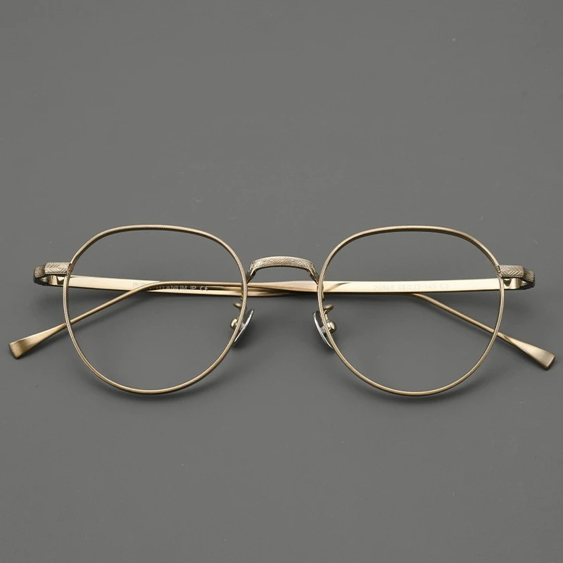 

Изысканные детали, техника резьбы, овальная оправа для очков из сплава для мужчин и женщин, близорукость, пресбиопия, линзы по рецепту, очки