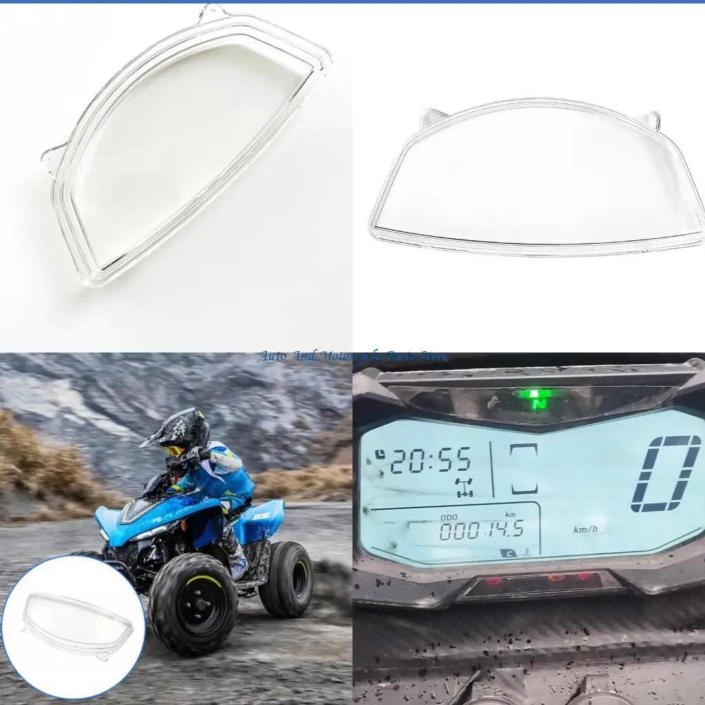 P9FD Stylish Motorcycle Dashboard Top Cover Speedometer Upper Cover 9050-170114 for 500 600cc ATV Dashboard