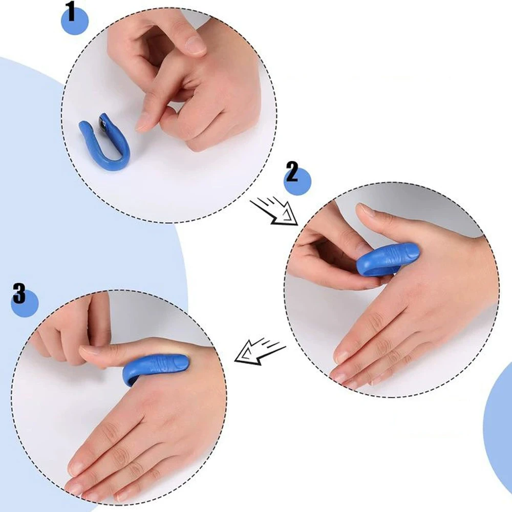 

1pc Finger Joint Hand Massager Wearable Acupressure Massager Headache Relief Tension Relief Relieving Head Pain Portable