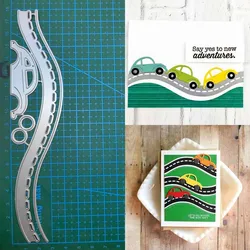 car highway metal cutting dies cut mold Box envelope decoration Scrapbook paper craft knife mould blade punch stencils