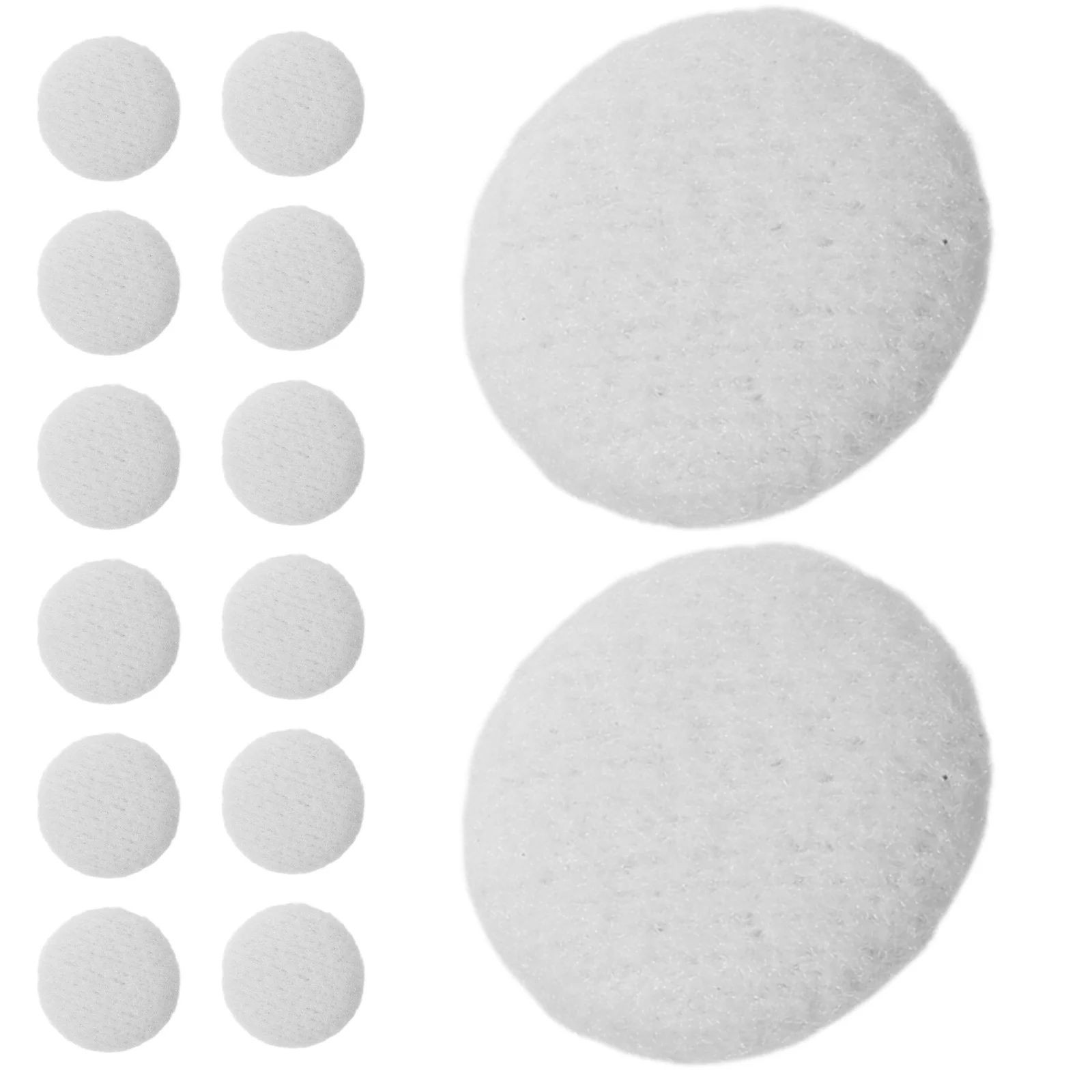 

100pcs 20Mm Cashmere Covered Buttons Round Vintage Fasteners For Jackets Coats Sweaters Replacement Sewing Accessories Craft