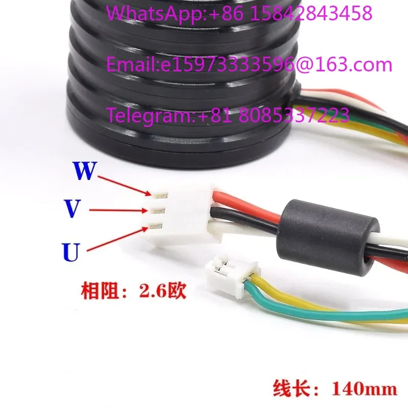 12V-24V High Speed 39mm Inner Rotor BLDC Motor Strong Neodymium Magnet Dual Ball Bearing Unit