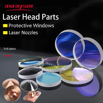 Axrayser Lentes y boquillas protectoras láser para ventanas Todo tipo de piezas de cabezal láser para corte de fibra Raytools Precitec WSX Bodor 37x7