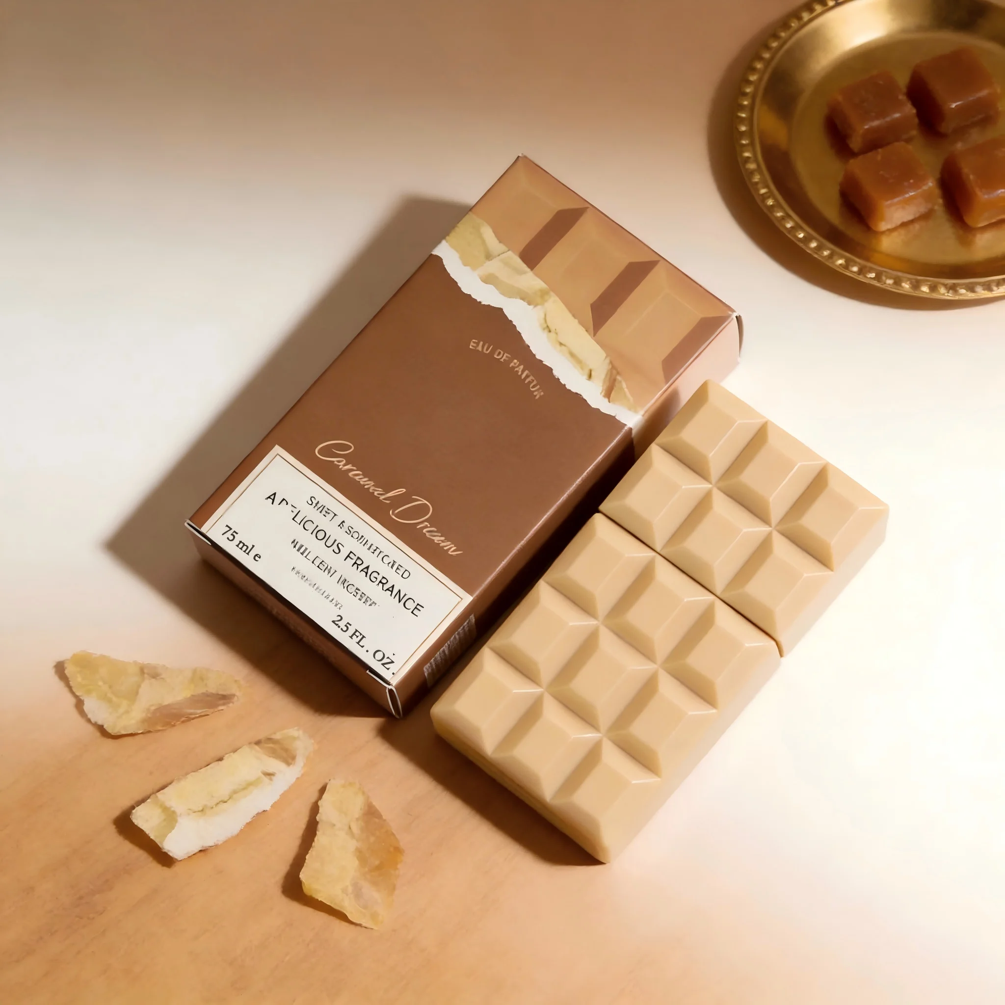 

Premium Caramel Dream Unisex Fragrance Indulgent Sweet Scent Ideal Gift Set for Loved Ones.