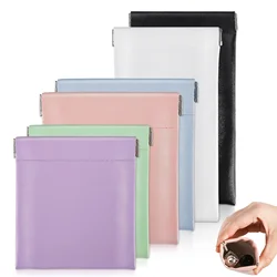 Fashion PU Leather Earphone Storage Bag Coin Purses Mini Wallet Key Organizer Money Pouch Women Credit Card Holder Pocket