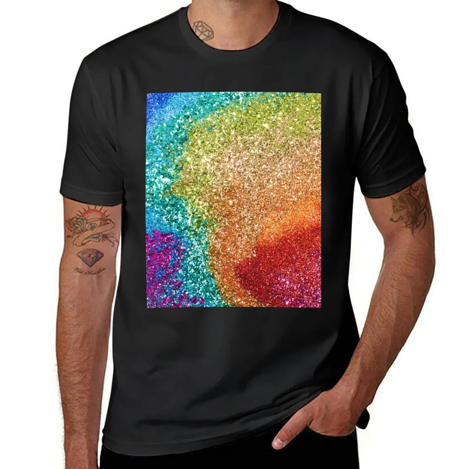 Rainbow Stardust T-Shirt shirts graphic tees sports fans Blouse heavyweight t shirts for men