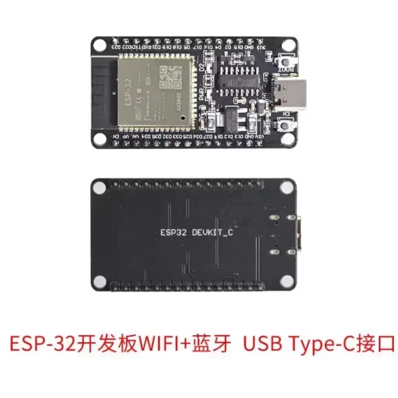 Плата разработки ESP32, беспроводная связь Wi-Fi+Bluetooth 2-в-1, двухъядерный процессор, низкое энергопотребление, ESP-32S, версия драйвера CH340, интерфейс Type-C