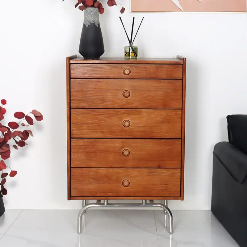 

cabinet, living room against the wall, antique side cabinet, five-bucket storage cabinet, bedroom six-bucket cabinet storage
