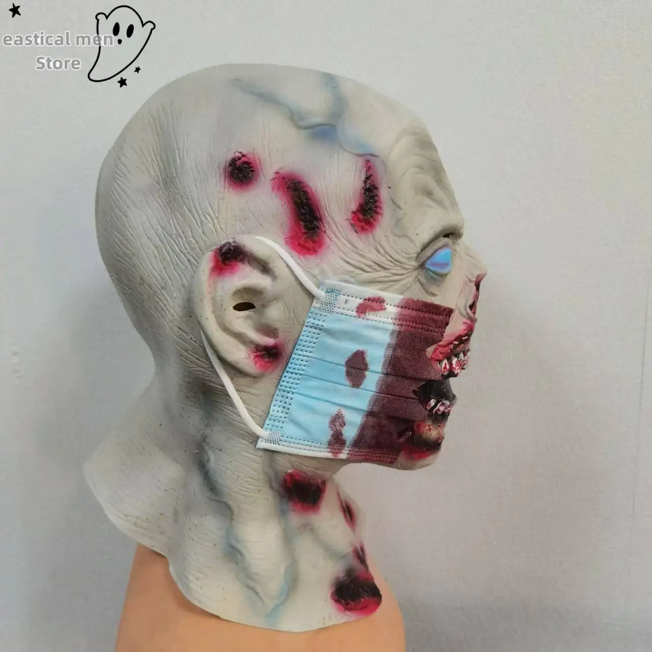 Halloween Zombie Kopfbedeckung Latex Blutige Zombie Helme Vollkopf Dekor Schreckliche Party Cosplay Horror Maske Kostüm Zubehör