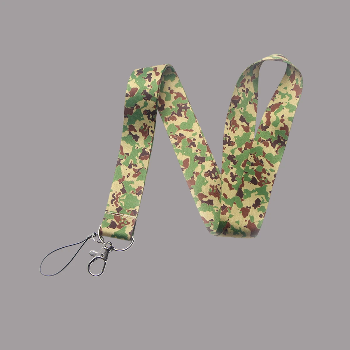 

Camouflage Green Lanyards for Keys Neck Strap For Card Badge Gym Keychain Key Holder Hang Rope Keyring Accessories