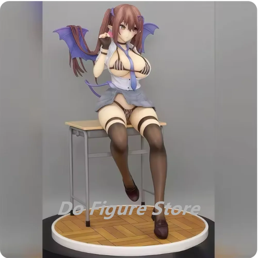 

23cm Native Pink Cat Mataro Devilish Girl Rumiru Anime Figure Action Figure Adult Sexy Model Doll Toys Gifts