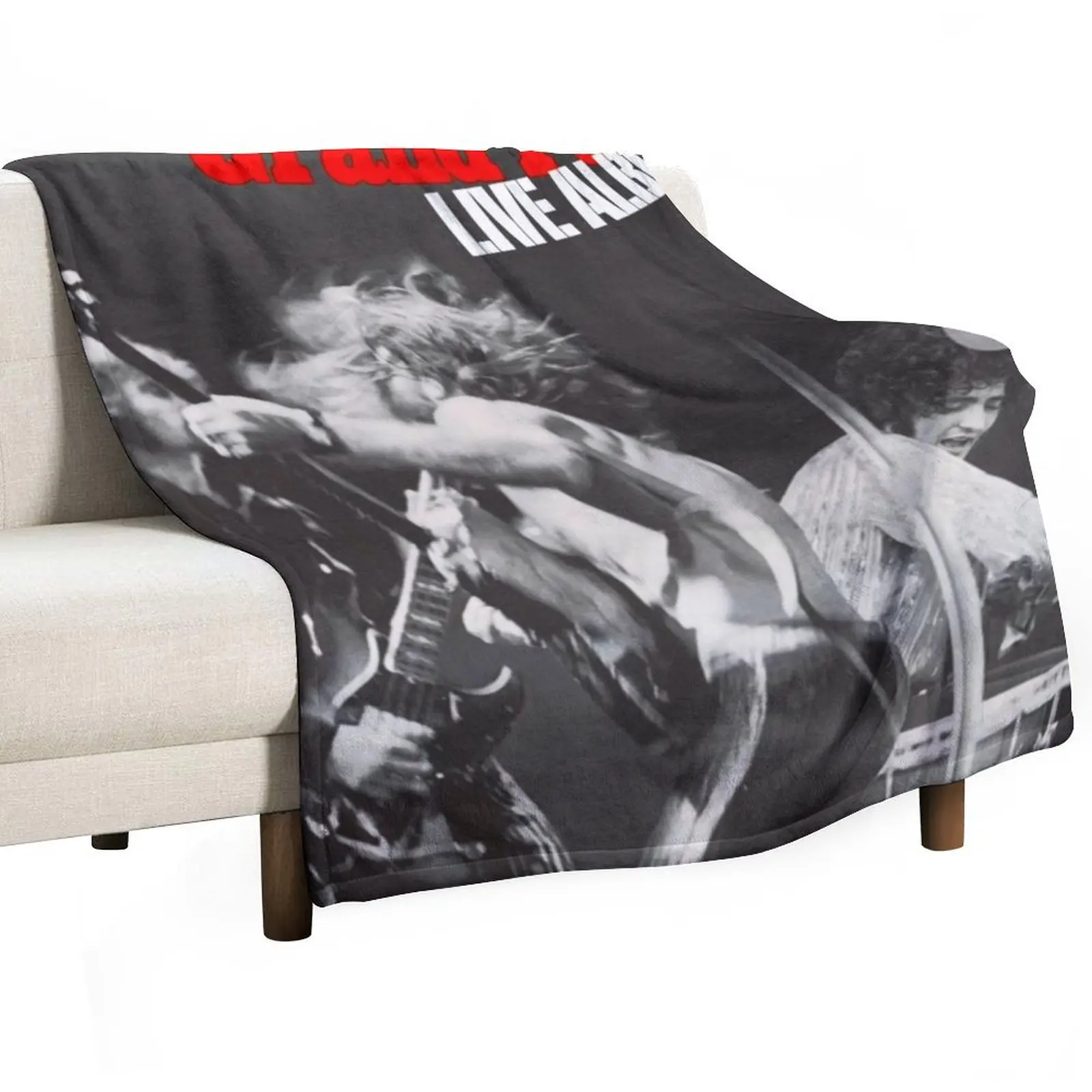 

Grand Funk - Live Album. Throw Blanket for winter Plaid on the sofa For Baby Flannel Blankets