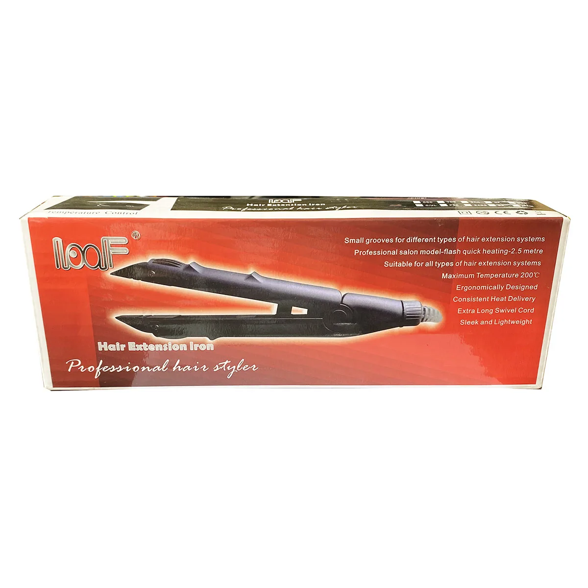 Control  temperature FLAT PLATE Fusion Hair Extension Keratin Bonding Tool Heat Iron 678