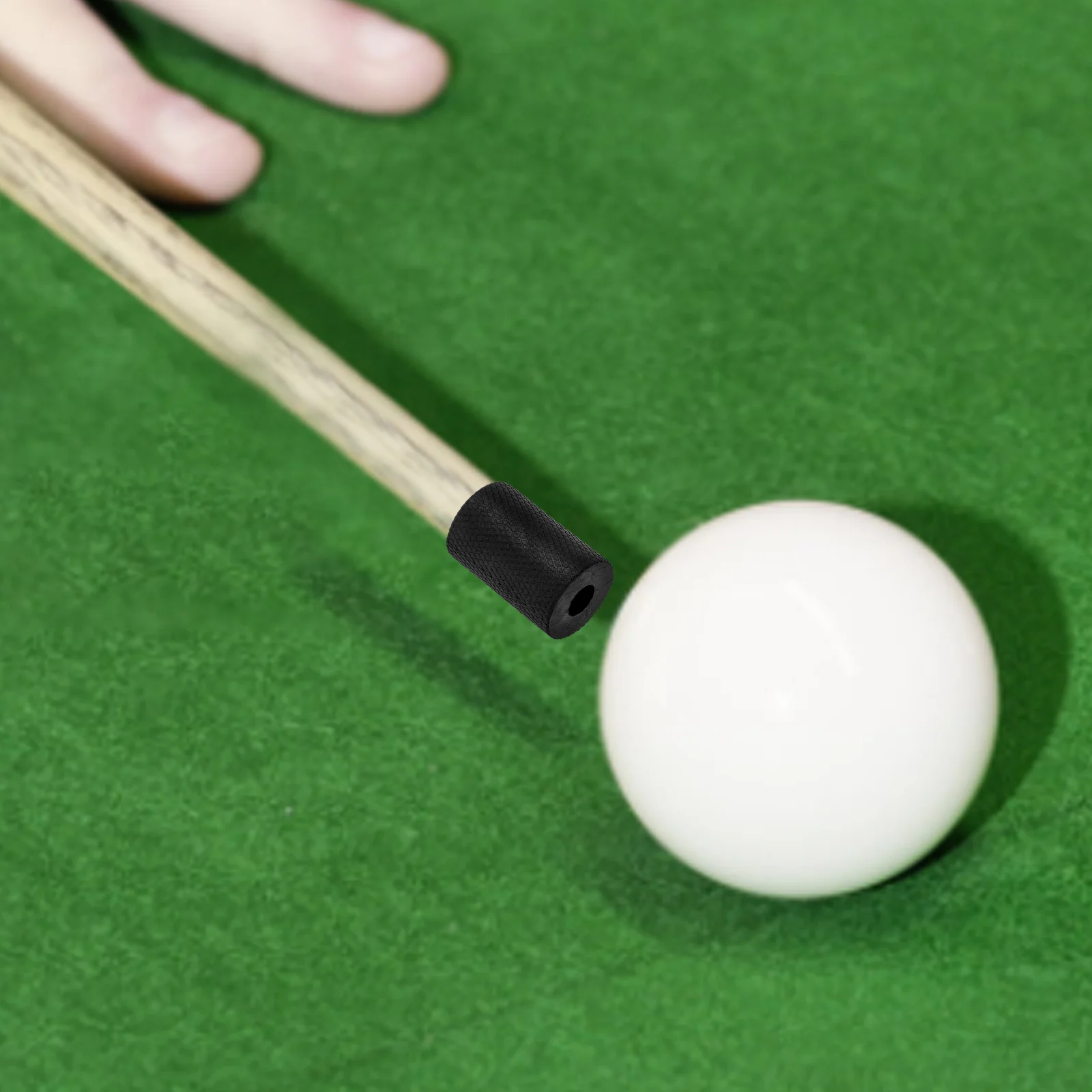 

Billiard Cues End Protectors Black Rear H Pool Protecting Cover Replaceable TPU Covers for Billiards Tips Pool Cues Protector