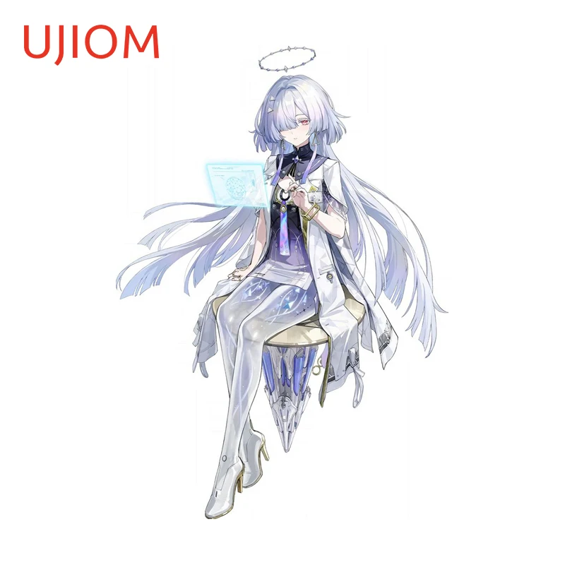 UJIOM Wuthering Waves Morney Wall Sticker Game Room Creative Occlusion Scratch PVC Decal Fit For Suitcase Wallpaper Home Decor