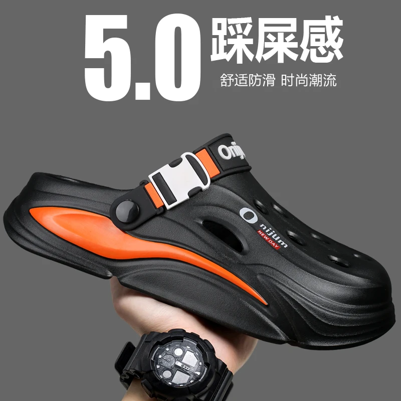 

Новые мужские тапочки из ЭВА для ванной и пляжа, унисекс, нескользящие, для спальни, оригинальные, домашние, легкие, повседневные сандалии, дизайнерские, класса люкс, высокого качества