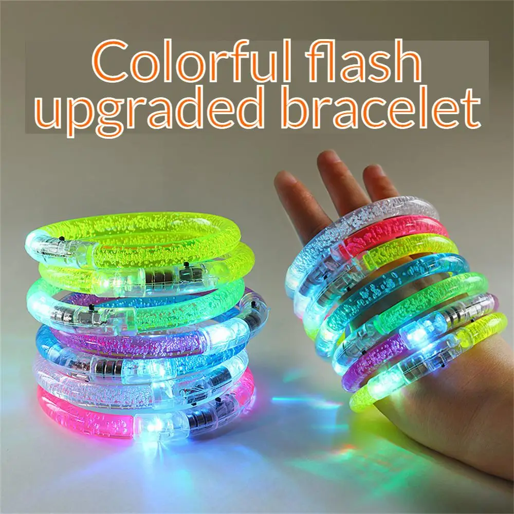 1~8PCS Childrens Toy Gift Innovation Decorative Glow Bracelet Exciting Interesting Party Light Bracelet Party Night Light Props