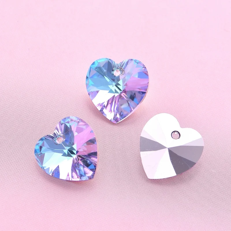 (1 piece)  6228 XILION Heart pendant  beads Crystal from Austria for DIY jewelry making