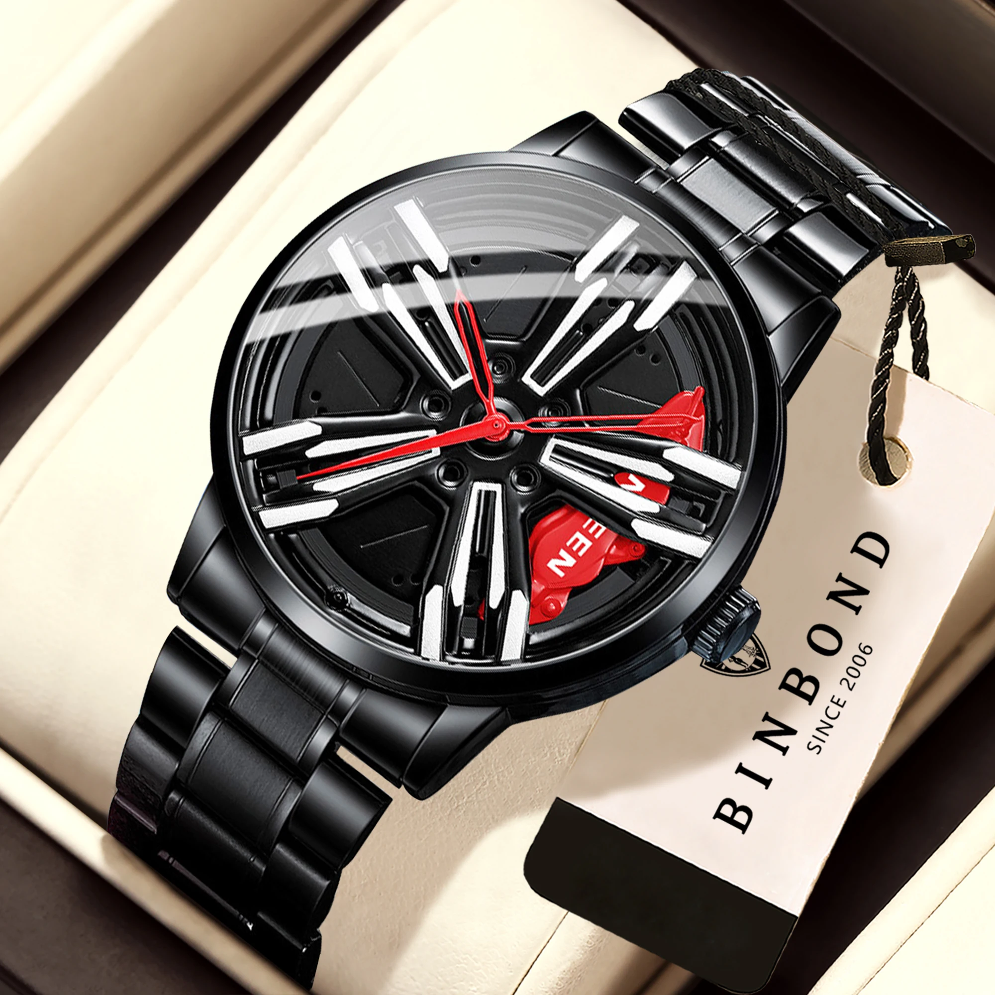 BINBOND Wheel Hub Men's Watch  - Men'S Fashion Hub 评论和价格