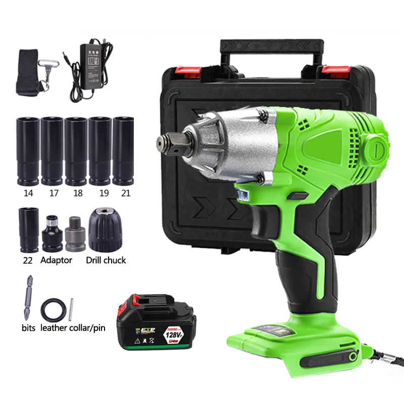 Magnitt Electric Cordless Impact Wrench Drill Gun Driver Tool 1/2\