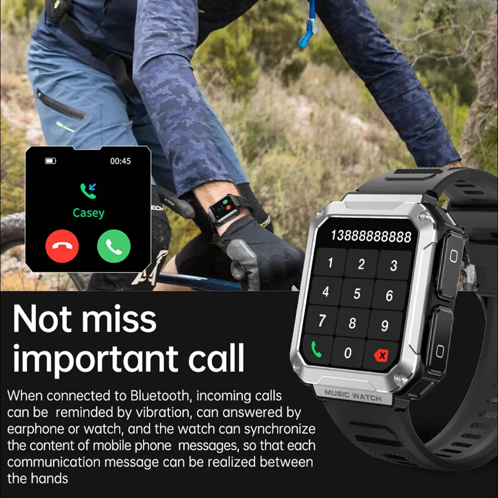 Reloj inteligente 3 en 1, dispositivo con 4GB de RAM, TWS, auriculares inalámbricos de 2024 pulgadas, control del ritmo cardíaco, presión arterial, música, resistente al agua, novedad de 1,96