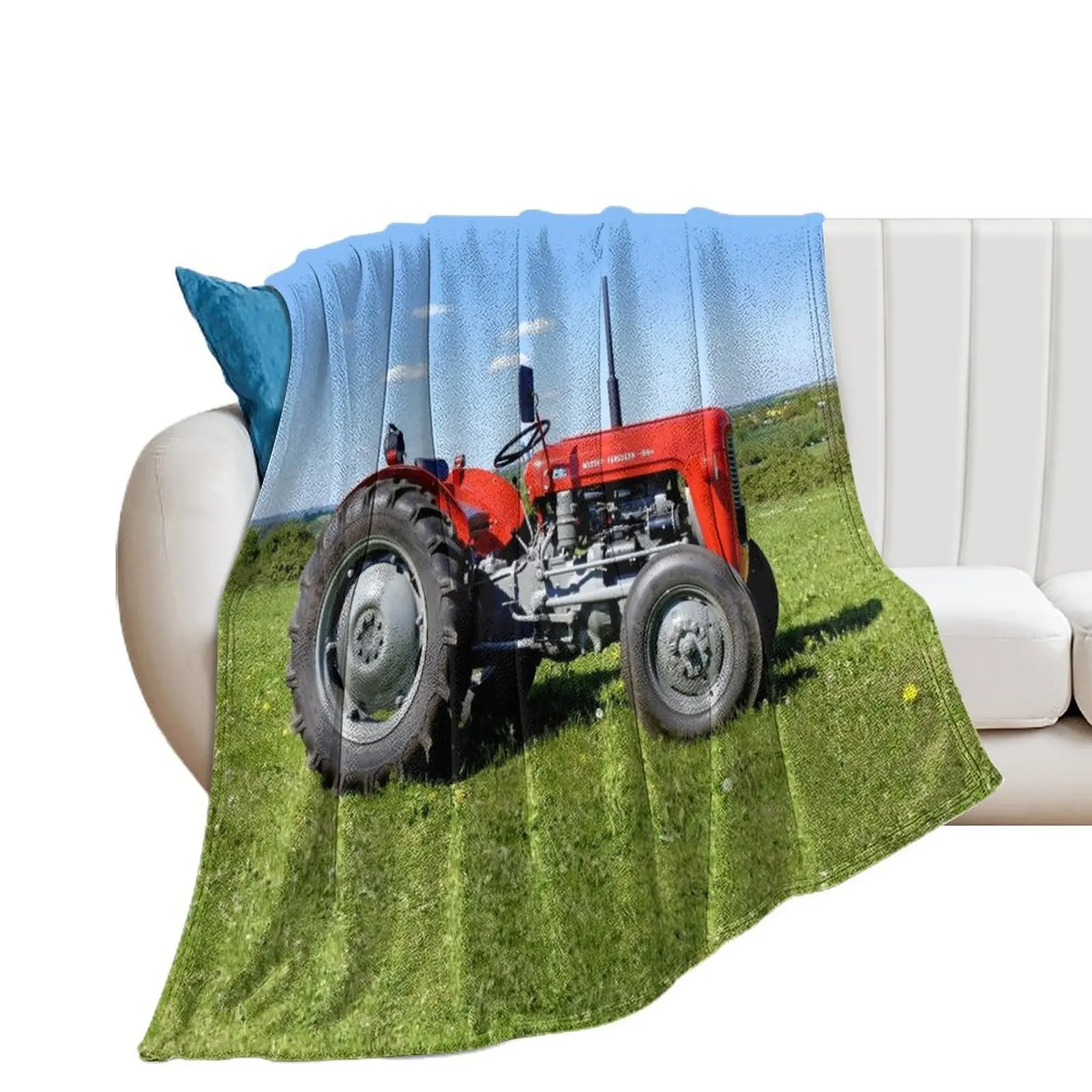 Massey Ferguson 35 Tractor Throw Blanket Luxury St Thermals For Travel Hairy Decorative Sofas Blankets